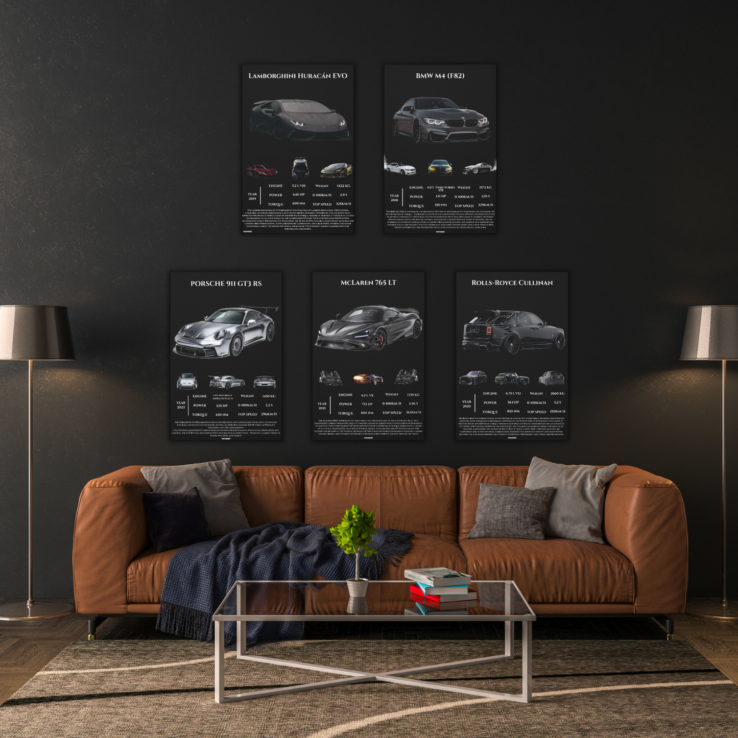 Pavnero® Lamborghini Huracán EVO Matte Canvas