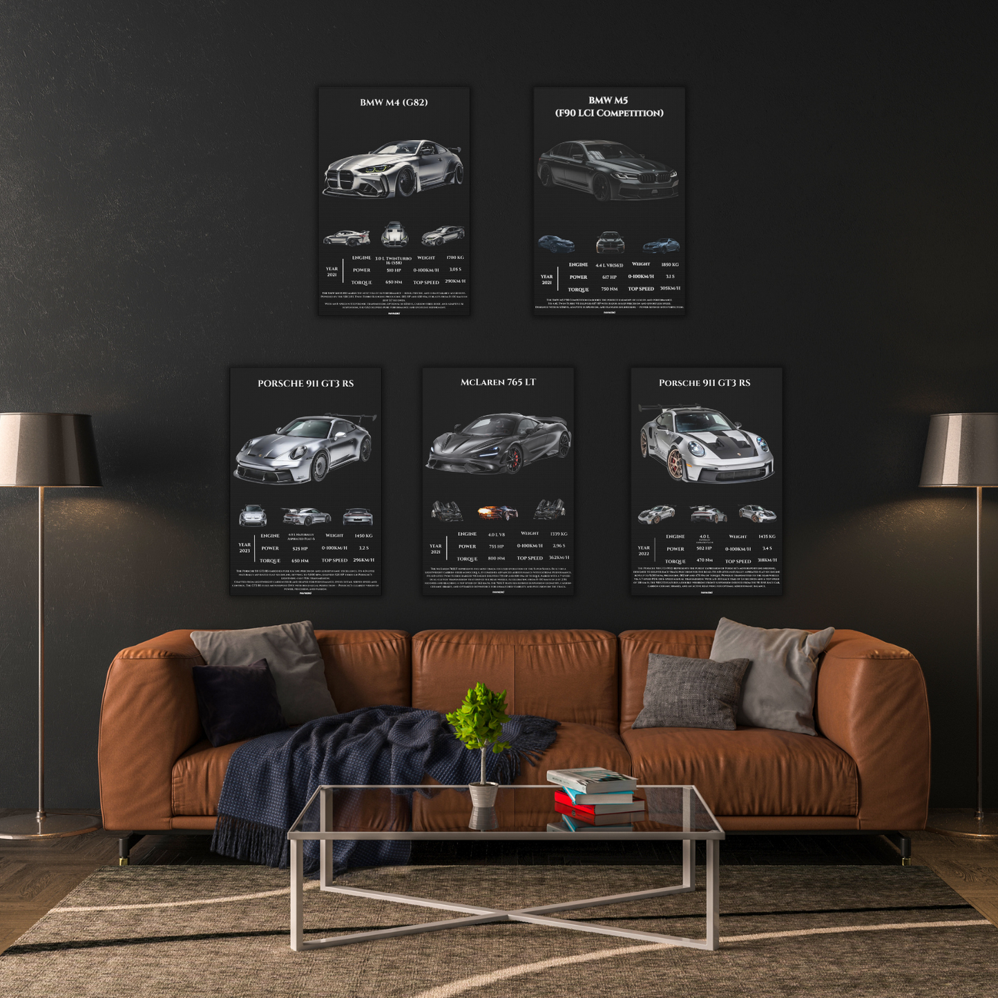 Pavnero® BMW M5 Competition Matte Canvas