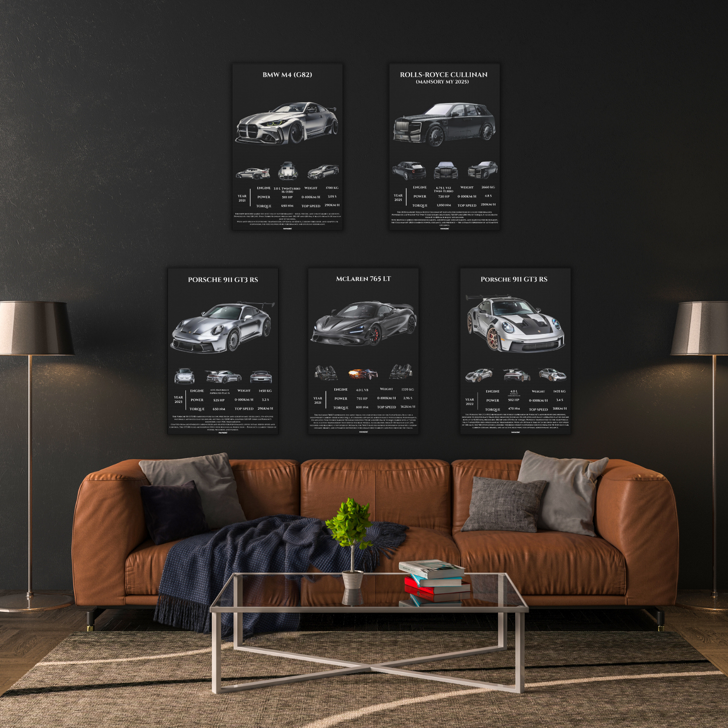 Pavnero® Rolls-Royce Cullinan Mansory Matte Canvas