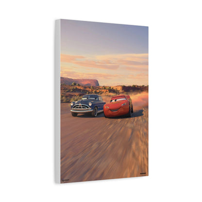 Lightning & Doc Racing Legacy — Matte Canvas