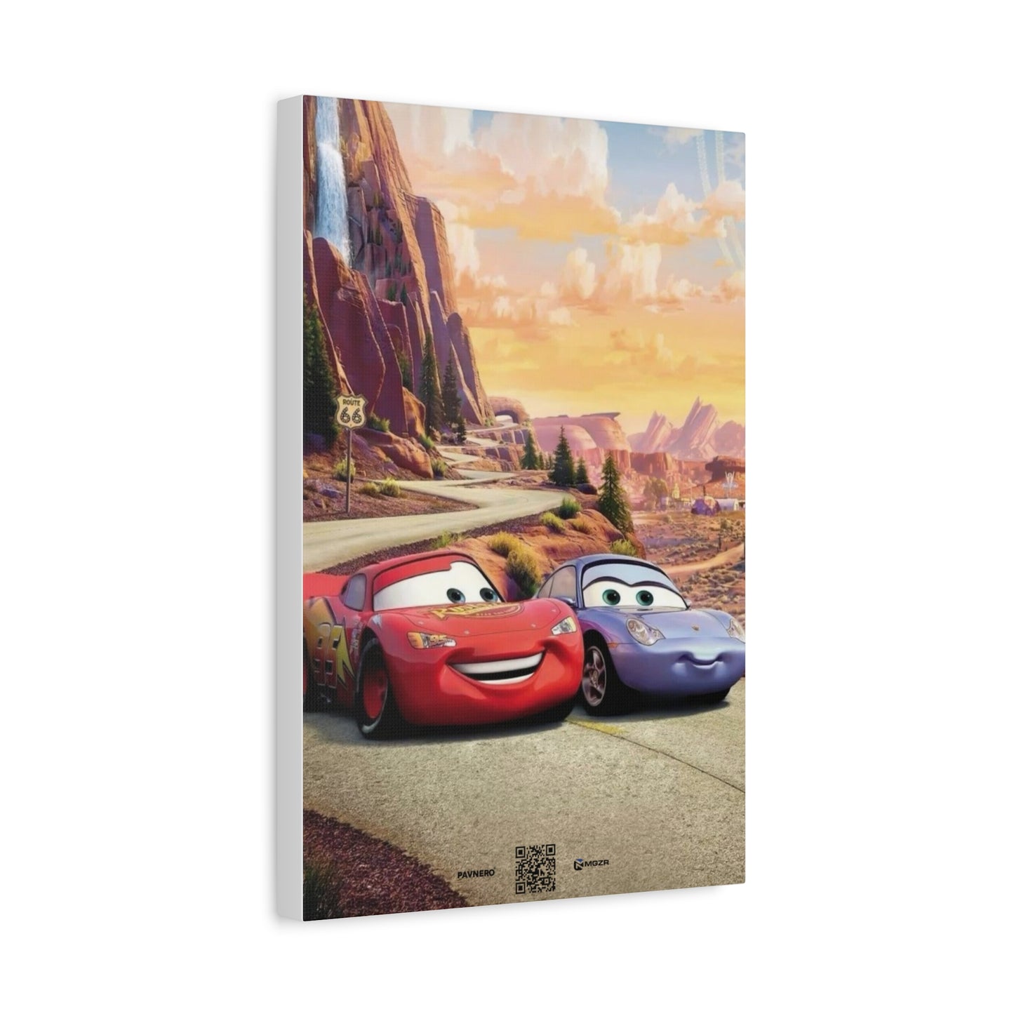 Lightning & Sally Drive — Matte Canvas