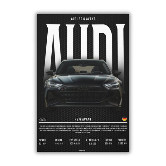 Audi RS 6 Avant (Canvas)