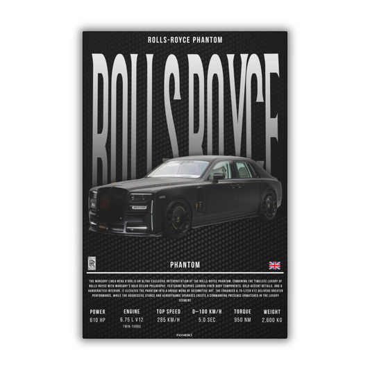 Rolls Royce Phantom (Canvas)