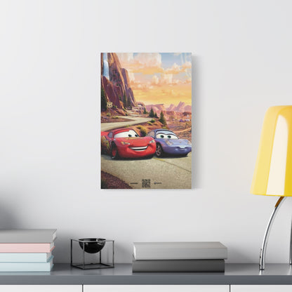 Lightning & Sally Drive — Matte Canvas