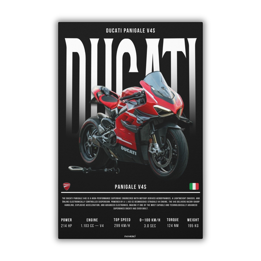 Ducati Panigale V4S (Canvas)