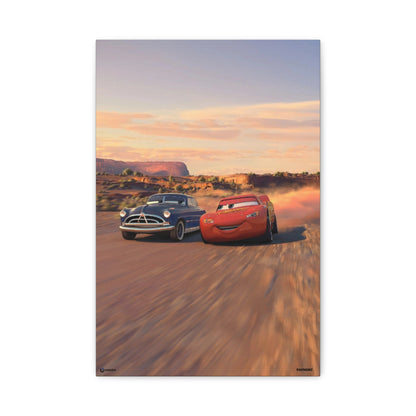 Lightning & Doc Racing Legacy — Matte Canvas