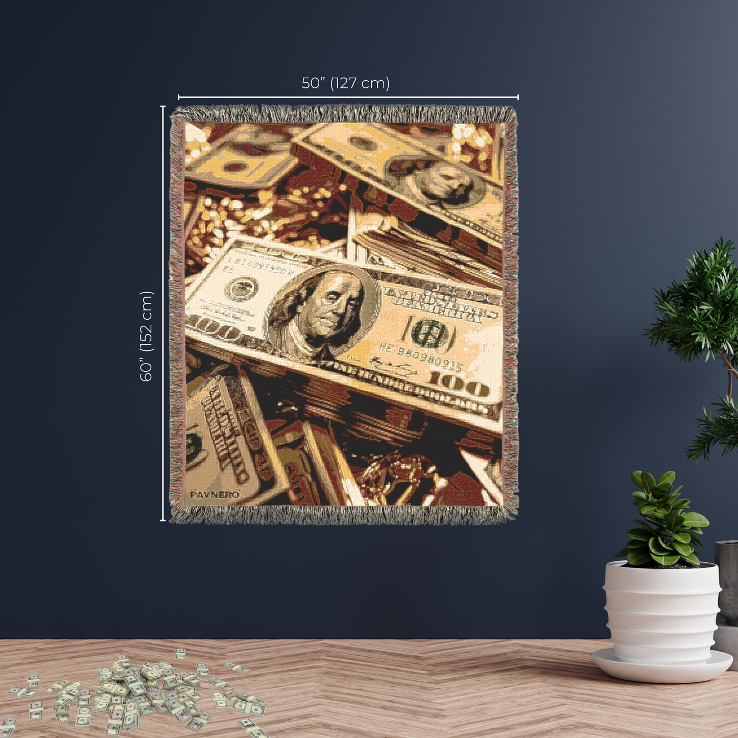 Cash Flow Woven Blanket