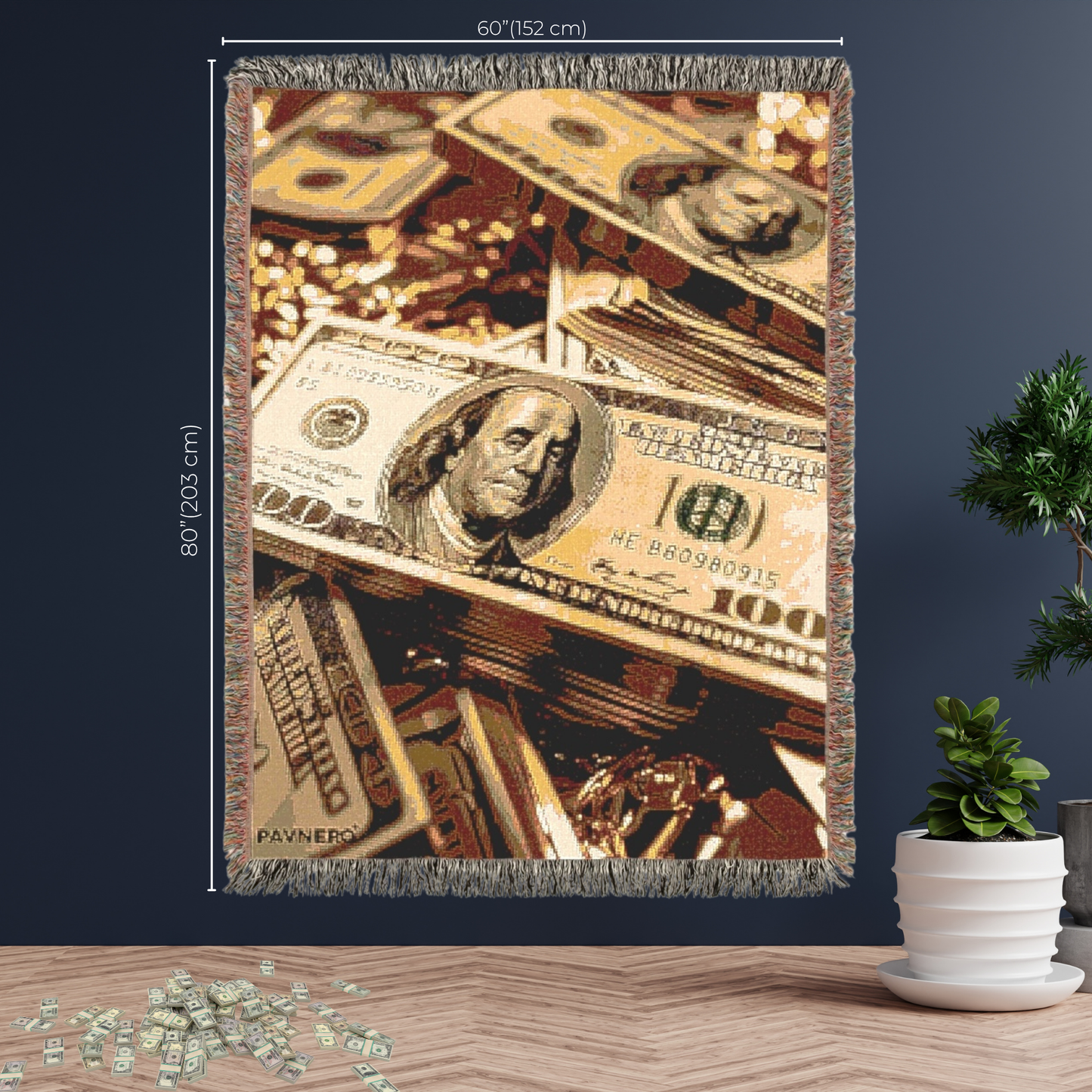 Cash Flow Woven Blanket