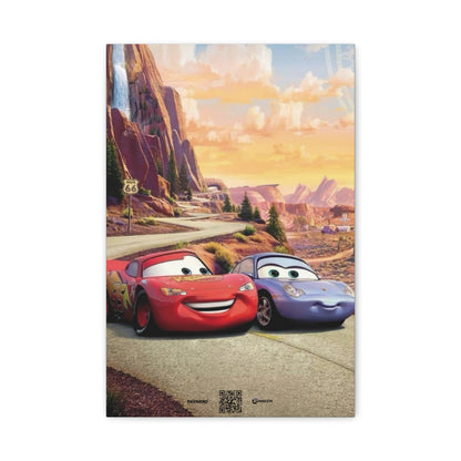 Lightning & Sally Drive — Matte Canvas