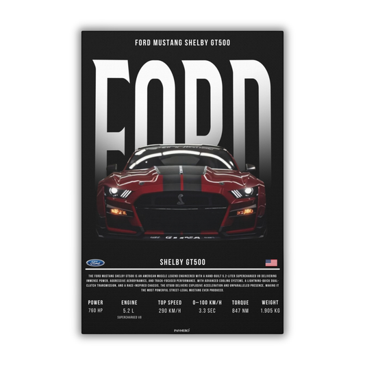 Ford Mustang Shelby GT500 (Canvas)