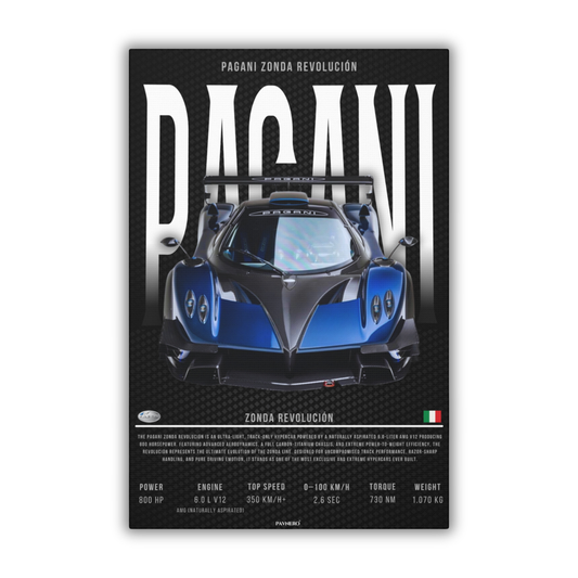 Pagani Zonda Revolución (Canvas)