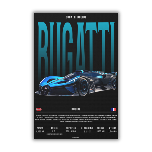 Bugatti Bolide (Canvas)