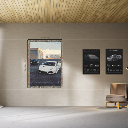 Pavnero® Lamborghini Huracan EVO-  Woven Blanket