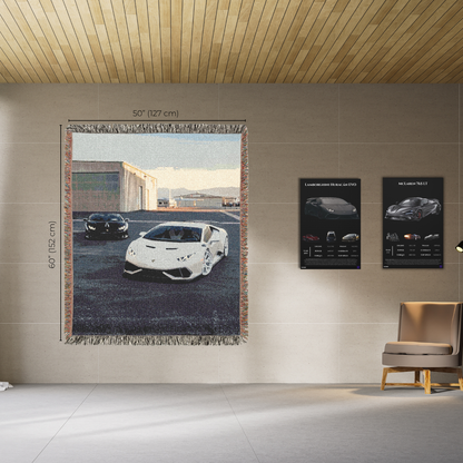 Pavnero® Lamborghini Huracan EVO-  Woven Blanket
