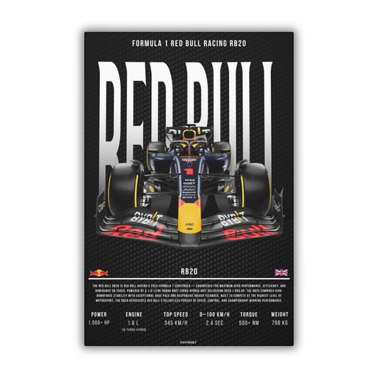 Formula 1 Red Bull Racing RB20 (Canvas)