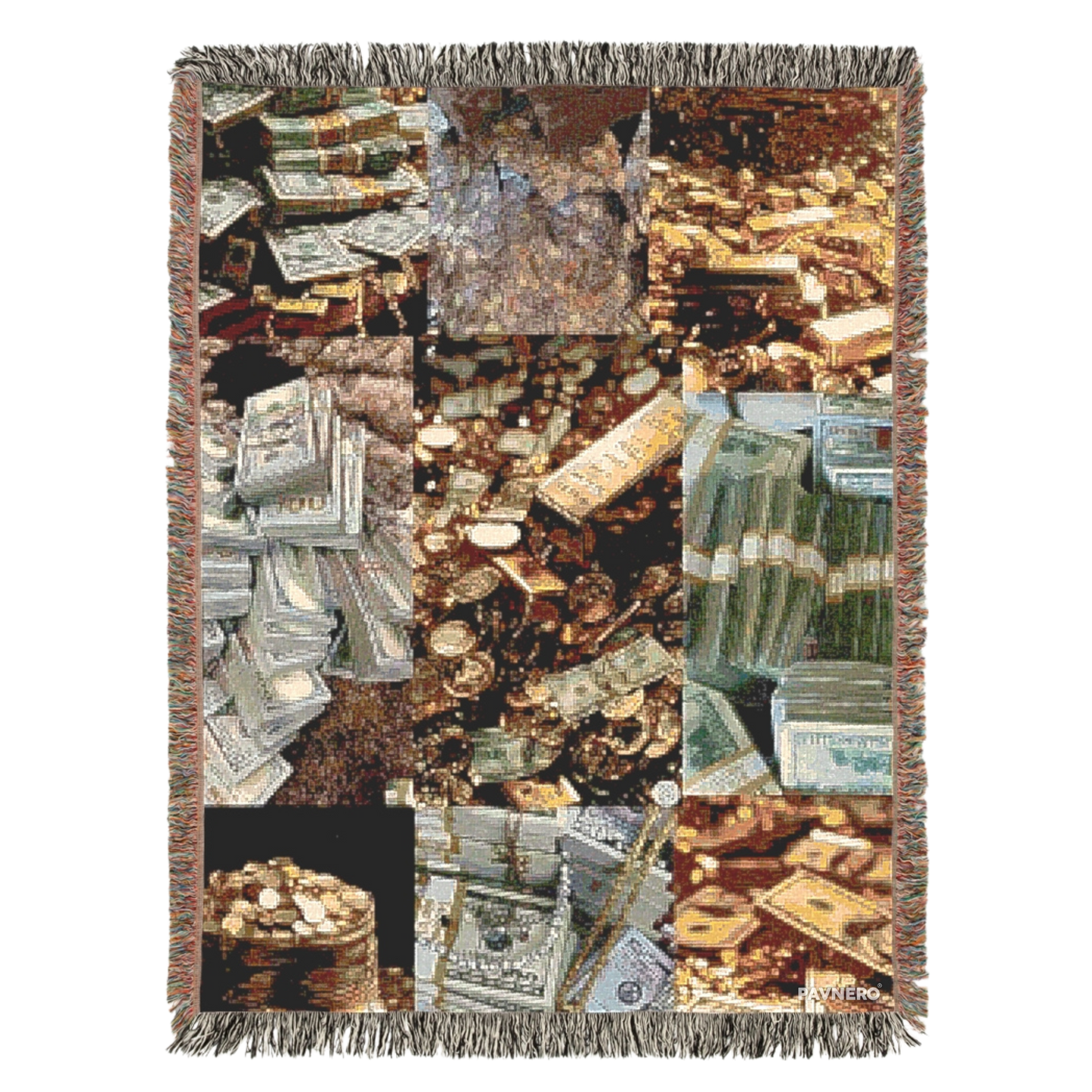 Manifest Money Woven Blanket
