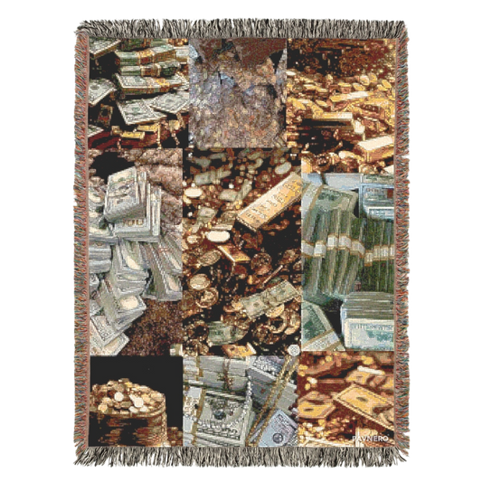 Manifest Money Woven Blanket