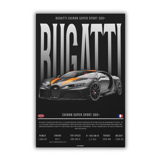 Bugatti Chiron Super Sport 300+ (Canvas)
