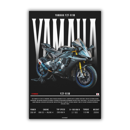 Yamaha YZF- R1M (Canvas)