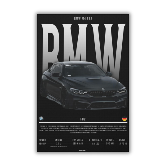 BMW M4 F82 (Canvas)