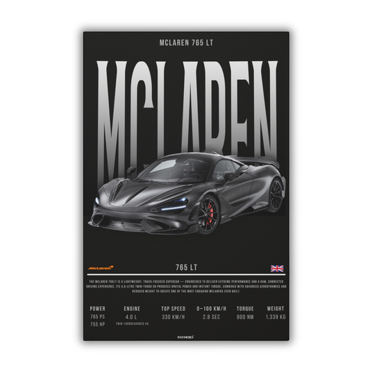 McLaren 765 LT (Canvas)