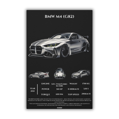 Pavnero® BMW M4 (G82) Matte Canvas