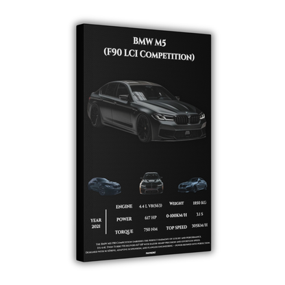 Pavnero® BMW M5 Competition Matte Canvas