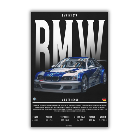 BMW M3 GTR (Canvas)