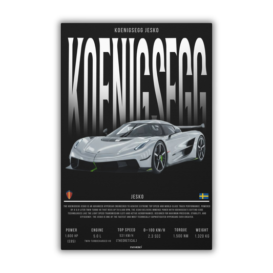 Koenigsegg Jesko (Canvas)