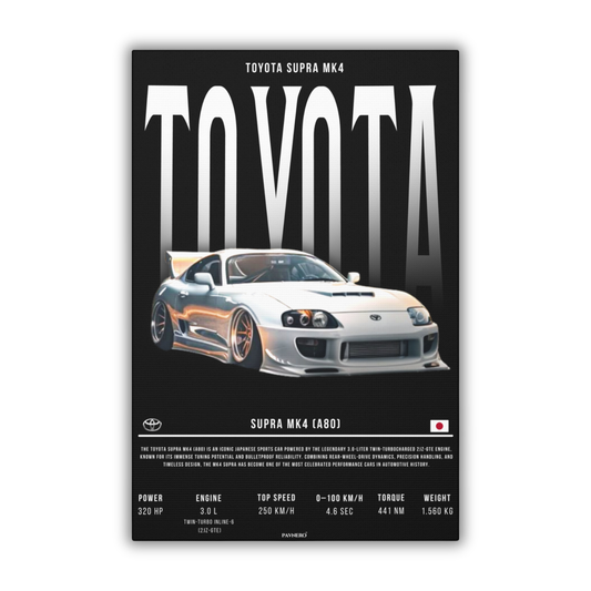 Toyota Supra MK4 (Canvas)