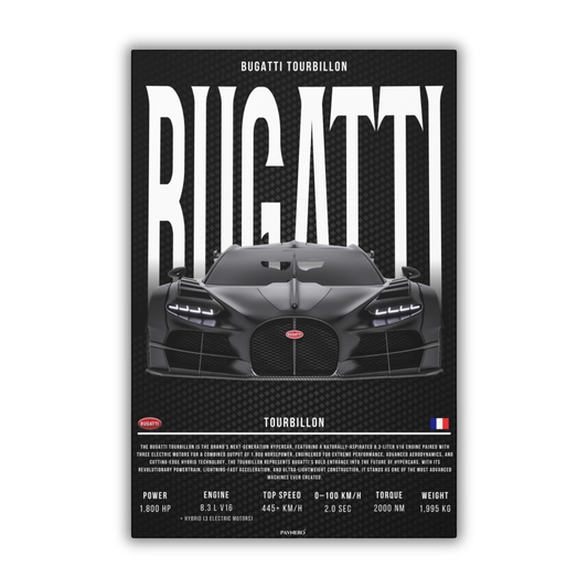 Bugatti Tourbillon (Canvas)